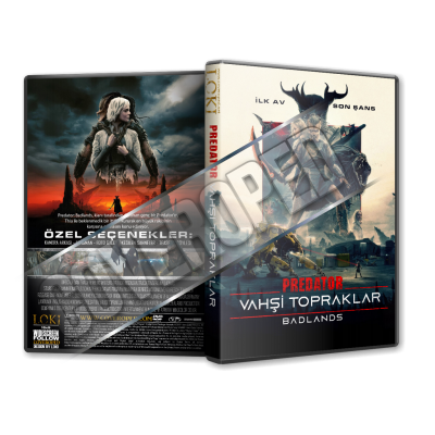 Predator Vahşi Topraklar - Predator Badlands - 2025 Türkçe Dvd Cover Tasarımı